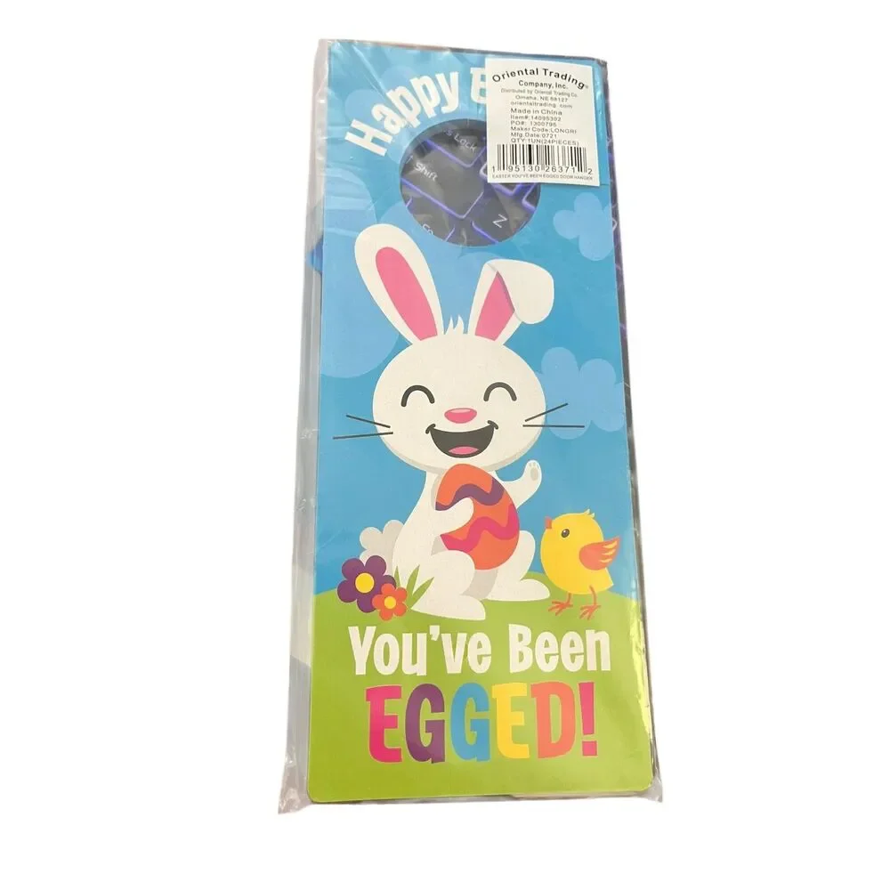 Easter You’ve Been Egged Doorknob Hangers - 24 Pc.